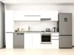 Alvinka 290X210 Cm High Gloss Mutfak Dolabı Mb-E90B40S40-1 High Gloss | Beyaz - Suntalam