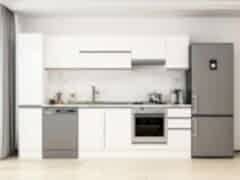 Alvinka 290X210 Cm High Gloss Mutfak Dolabı Mb-E90B40S40-1 High Gloss | Beyaz - Mdf