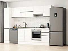 Alvinka 295X210 Cm High Gloss Mutfak Dolabı Mb-E90B40S45-1 High Gloss | Beyaz - Suntalam