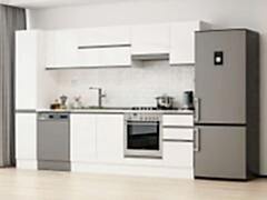 Alvinka 295X210 Cm High Gloss Mutfak Dolabı Mb-E90B40S45-1 High Gloss | Beyaz - Mdf