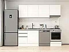 Alvinka 230X210 Cm Hg_J Mutfak Dolabı Antrasit - Mdf