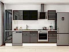 Alvinka 300X210 Cm High Gloss Mutfak Dolabı Mb-E90B40S50-3 High Gloss | Antrasit - Suntalam