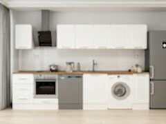 Alvinka 330X210 Cm Mbr_C Mutfak Dolabı Antrasit - Suntalam