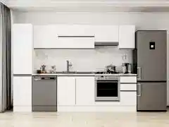 Alvinka 295X210 Cm High Gloss Mutfak Dolabı Mb-E90B45S40-1 High Gloss | Beyaz - Suntalam