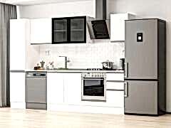 Alvinka 295X210 Cm High Gloss Mutfak Dolabı Mb-E90B45S40-3 High Gloss | Beyaz - Mdf