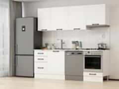 Alvinka 230X210 Cm Mbr_A Mutfak Dolabı Beyaz - Suntalam