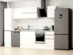 Alvinka 300X210 Cm High Gloss Mutfak Dolabı Mb-E90B45S45-2 High Gloss | Beyaz - Suntalam