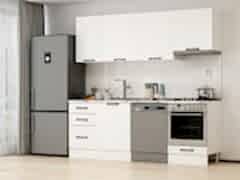 Alvinka 230X210 Cm Mbr_A Mutfak Dolabı Beyaz - Mdf