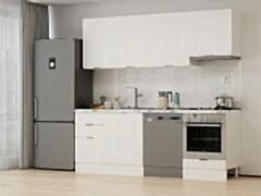 Alvinka 230X210 Cm Mbr_B Mutfak Dolabı Beyaz - Suntalam