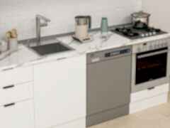 Alvinka 230X210 Cm Mbr_B Mutfak Dolabı Beyaz - Mdf