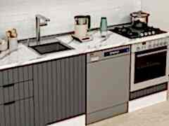 Alvinka 230X210 Cm Mbr_B Mutfak Dolabı Antrasit - Suntalam