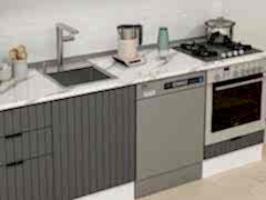 Alvinka 230X210 Cm Mbr_B Mutfak Dolabı Antrasit - Mdf