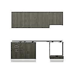 Alvinka 230X210 Cm Mbr_B Mutfak Dolabı Kumtaşı - Suntalam