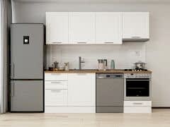 Alvinka 230X210 Cm Mbr_C Mutfak Dolabı Beyaz - Suntalam