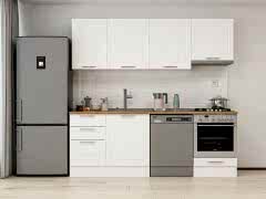 Alvinka 230X210 Cm Mbr_C Mutfak Dolabı Beyaz - Mdf