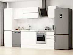 Alvinka 300X210 Cm High Gloss Mutfak Dolabı Mb-E90B50S40-2 High Gloss | Beyaz - Mdf