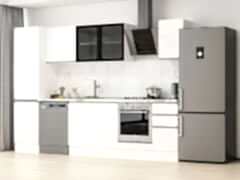 Alvinka 300X210 Cm High Gloss Mutfak Dolabı Mb-E90B50S40-3 High Gloss | Beyaz - Mdf