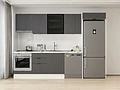 Alvinka 310X220 Cm Mbr_B Mutfak Dolabı Antrasit - Suntalam