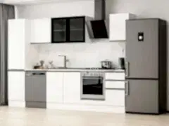 Alvinka 305X210 Cm High Gloss Mutfak Dolabı Mb-E90B50S45-3 High Gloss | Beyaz - Suntalam