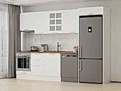 Alvinka 310X220 Cm Mbr_C Mutfak Dolabı Beyaz - Suntalam