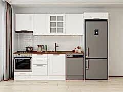 Alvinka 310X220 Cm Mbr_C Mutfak Dolabı Beyaz - Mdf