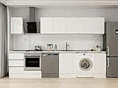 Alvinka 330X210 Cm Hg_J Mutfak Dolabı Beyaz - Suntalam