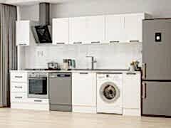 Alvinka 330X210 Cm Mbr_A Mutfak Dolabı Beyaz - Suntalam