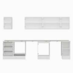 Alvinka 330X210 Cm Mbr_A Mutfak Dolabı Beyaz - Suntalam