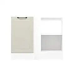 Alvinka Mutfak Modül Mbr_A Alt 1K1R 105Cm Köşe Dolap Beyaz Kumtaşı Suntalam