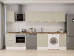 Alvinka 330X210 Cm Mbr_C Mutfak Dolabı Kumtaşı - Mdf