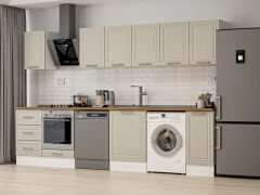 Alvinka 330X210 Cm Mbr_C Mutfak Dolabı Kumtaşı - Mdf