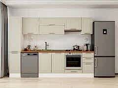 Alvinka 290X210 Cm Klasik Mebran Mutfak Dolabı Mb-E90B40S40-1 Mebran | Kumtaşı - Suntalam