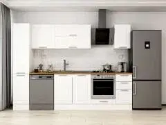 Alvinka 290X210 Cm Klasik Mebran Mutfak Dolabı Mb-E90B40S40-2 Mebran | Beyaz - Suntalam