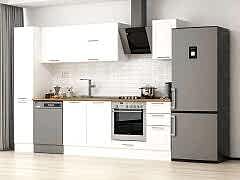 Alvinka 290X210 Cm Klasik Mebran Mutfak Dolabı Mb-E90B40S40-2 Mebran | Beyaz - Suntalam