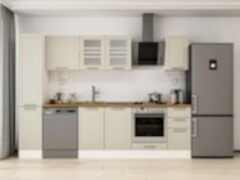 Alvinka 290X210 Cm Klasik Mebran Mutfak Dolabı Mb-E90B40S40-3 Mebran | Kumtaşı - Suntalam