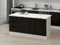 Alvinka 180 Cm Mbr_B Ada Mutfak Dolabı Beyaz Antrasit Suntalam