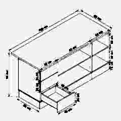 Alvinka 180 Cm Mbr_B Ada Mutfak Dolabı Beyaz Beyaz Suntalam