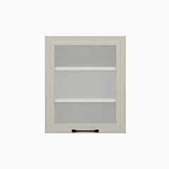 Alvinka Mutfak Modül Mbr_A Üst 1Dk2R 60-H72Cm Dolap Cam Beyaz Kumtaşı Mdf