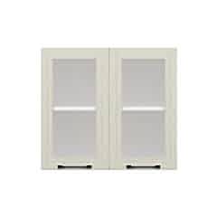 Alvinka Mutfak Modül Mbr_A Üst 2Dk1R 80-H72Cm Dolap Cam Beyaz Kumtaşı Suntalam