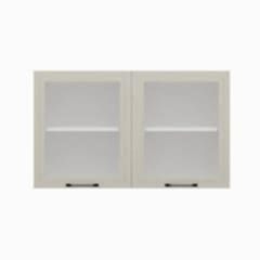 Alvinka Mutfak Modül Mbr_A Üst 2Dk1R 120-H72Cm Dolap Cam Beyaz Kumtaşı Suntalam