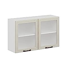 Alvinka Mutfak Modül Mbr_A Üst 2Dk1R 120-H72Cm Dolap Cam Beyaz Kumtaşı Mdf