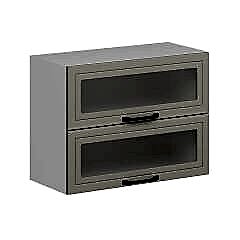 Alvinka Mutfak Modül Mbr_A Üst 2Yk1R 80-H60Cm Dolap Cam Beyaz Kumtaşı Suntalam