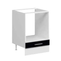 Alvinka Mutfak Modül Mbr_C Alt 1K 60Cm Ank Dolap Beyaz Antrasit Mdf