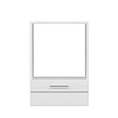 Alvinka Mutfak Modül Mbr_C Alt 1K 60Cm Ank Dolap Beyaz Beyaz Mdf