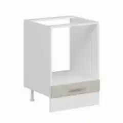 Alvinka Mutfak Modül Mbr_C Alt 1K 60Cm Ank Dolap Beyaz Kumtaşı Mdf