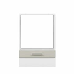 Alvinka Mutfak Modül Mbr_C Alt 1K 60Cm Ank Dolap Beyaz Kumtaşı Mdf