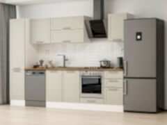 Alvinka 300X210 Cm Klasik Mebran Mutfak Dolabı Mb-E90B45S45-2 Mebran | Kumtaşı - Suntalam