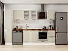 Alvinka 300X210 Cm Klasik Mebran Mutfak Dolabı Mb-E90B45S45-3 Mebran | Kumtaşı - Suntalam