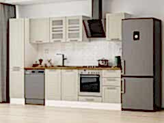 Alvinka 300X210 Cm Klasik Mebran Mutfak Dolabı Mb-E90B45S45-3 Mebran | Kumtaşı - Suntalam