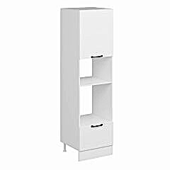 Alvinka Mutfak Modül Mbr_A 60-H222Cm Boy Ank Dolabı Beyaz Beyaz Suntalam